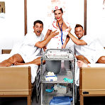 First pic of [Mommy Got Boobs] [Brazzers] Slutty nurse mature Diamond Foxxx double penetrated and gets a messy facial - IWantMature.com