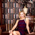 First pic of [Anilos] Blonde mature wears sexy lingerie to spread her pussy - IWantMature.com
