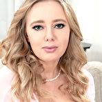First pic of [Scoreland] Busty blonde exposing huge juggs and stripping naked - IWantMature.com