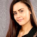 First pic of Maria Smith Perky Brunette in Stockings