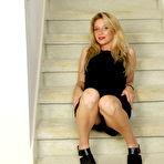 First pic of [Mature NL] Steamy American MILF playing on the stairway - IWantMature.com