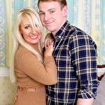 Fourth pic of [Mature NL] Hot wife in a hot skirt giving her husband a blowjob and fucking on bed - IWantMature.com