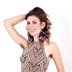 First pic of [We Are Hairy] Fuckable mature babe pulls down her jeans to spread her hairy pussy wide - IWantMature.com