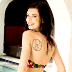 First pic of Audrey Grace Poolside Masturbation
