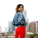 First pic of Mia Valentine in a Red Dress