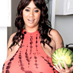 First pic of [Scoreland] Exotic mature shows giant hooters with hard nipples while masturbating her horny pussy - IWantMature.com