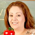 Fourth pic of Chubby Loving - Fat Teacher Stripping In Classroom
