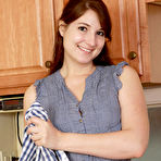 First pic of [All Over 30] Tight bodied Paige spreading her legs wide in the kitchen - IWantMature.com