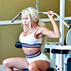 Third pic of [FTV MILFs] Blonde MILF fitness Nikki Delano with fake tits shows off her perfectly toned butt - IWantMature.com
