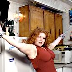 Second pic of  Kitchen Captive - Pain Freaks | Featuring glam pain sluts who can't get enough in exquisite bondage! Bound, gagged and beautiful!