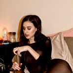 Third pic of Jasmine Simco Sheer Catsuit