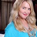 First pic of [Karups Older Women] Busty mature amateur Eva Griffin spreads tasty pussy - IWantMature.com