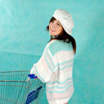 First pic of Naked teen in a shopping-cart