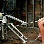 Fourth pic of Holly Wellin takes the most hot pussy pounding ever in scene with fucking machine