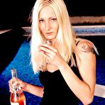 First pic of Jo May is a leggy British blonde posing at night