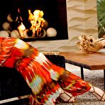 First pic of Big titted brunette Kendall Karson sticking sex toy in her beaver and ass