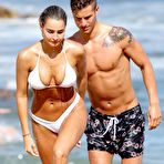 First pic of Madison Edwards sexy in white bikini on a beach