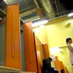 First pic of Shower Spy Cameras: Brunette girl is getting ready for a sprinkle ride