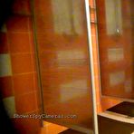 Second pic of Shower Spy Cameras: Showing off her giant boobs on a hidden camera