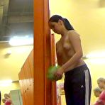 Second pic of Shower Spy Cameras: Young brunette babe loves to take her clothes off