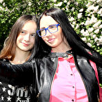 First pic of Accidental meeting in the park leads the cuties to enjoy lesbian sex
