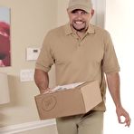 Third pic of 
					Lena Paul met delivery guy Jmac and seduced him - Pornstar Movies
			