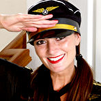 First pic of Veronica Johnson Takes off her Uniform