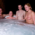 Fourth pic of Dia Zerva, Kristine, Amber Keen and Nina ate nude in show in fetish scene with pissing