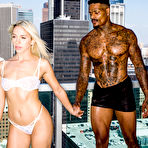 Second pic of Khloe Kapri bounces up and down on a massive black shaft