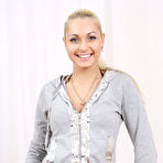 First pic of Sweet blonde chick Lioness spreads her butt cheeks for dildo insertion - PornPics.com