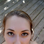 Third pic of Kimber Lee Busty Teen in BJ at the Park