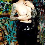Second pic of PinkFineArt | Goth Babe Punk Bathroom from Barely Evil