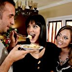 Third pic of Bobbi Starr shares a cock with sex obsessed wife Kristina Rose with wild desire