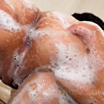 Third pic of   Tsukushi has pussy rubbed with oil and foam | JapanHDV