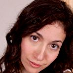 Fourth pic of Obedient brunette Serena with bushy pussy gets her body punished in these bondage pics