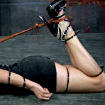 Third pic of Domina Sister Dee shows her love for rope bondage to big titted slave blonde Tracy