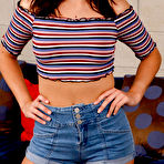 First pic of Natalie Brooks Tan Babe Rubs her Pussy