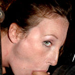 First pic of SexPreviews - Brina James brunette put in a cage and strap tied made to suck hard cock