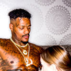 Second pic of Lena Reif hooks up with her fantasy man for sensational interracial sex