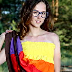 First pic of Ava Skinny Nerdy Brunette