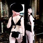 First pic of Foxy and Usatame Bottomless Brigade - Cherry nudes