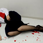 Fourth pic of   Nude babes are playing rough games in the prison | JapanHDV