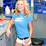 First pic of Meet Madden goes from red bra to red duct tape.