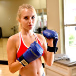 Third pic of Angelina in the Gym