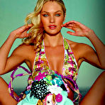 Third pic of Candice Swanepoel posing in sexy bikinies for Catalogue