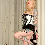 First pic of Salacious big titted blonde Hollie Hatton is performing exciting softcore show