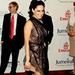 Third pic of Kelly Brook shows her legs at Dubai film festival redcarpet