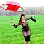 Second pic of Jeny Smith in a Fishnet Dress