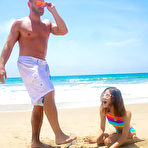 First pic of Petite beach babe jasmine grey gets.. at Teen Sex Pic