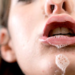 Fourth pic of Sperm Mania Tera Link Kisses You with a Mouthful of Cum